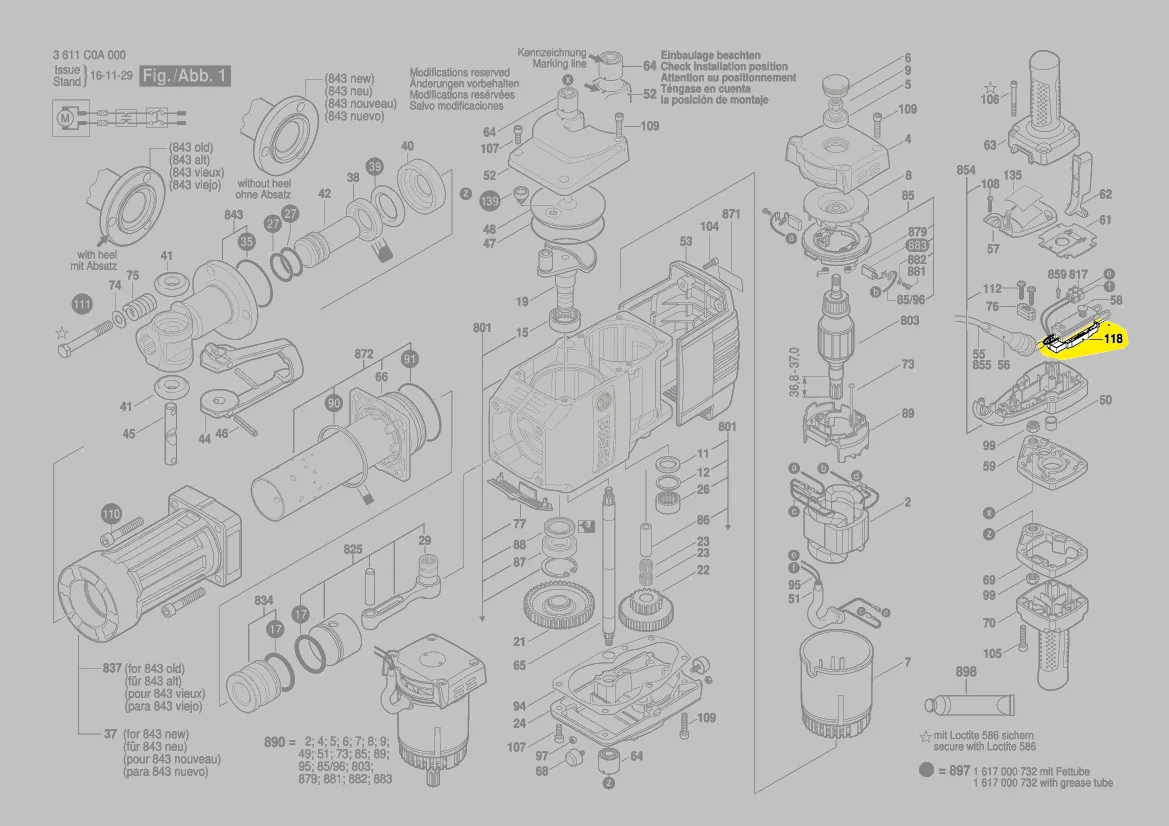 Filtre anti-parasite réf. 1 614 503 011 BOSCH